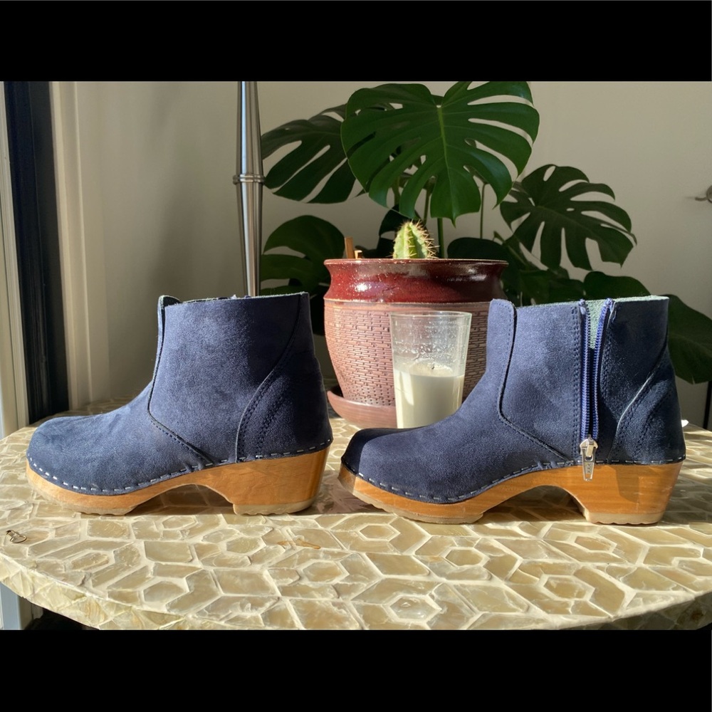 Blue Suede Clogs - image 2